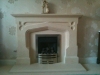 Bathstone fireplace by Hawk Masonry