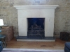 Monolithic Marnhull fireplace designed by T Reeve and masonry by H Jonas