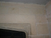 Carved marnhull stone lintel in Tudor house
