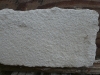 Random bush hammered cropped stone
